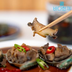 바다한끼 청정지역 완도산 영양가득 전복장, 2개, 500g