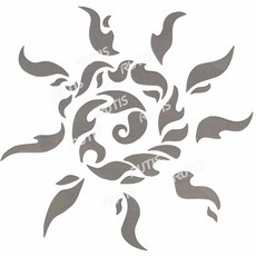 ST-CU2-0072型染版 蝶古巴特DIY簍空模板 塗鴉模版 繪畫模版，輕鬆上手，激發無限創意，享受手作樂趣, 1個, ST-CU2-0072