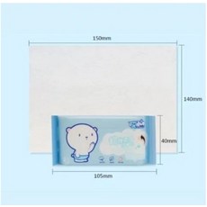 AI XIAO JIN 濕紙巾 超迷你便攜, 1個, 8個裝, 1g