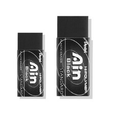 Pentel 飛龍 標準型黑色塑膠擦 ZEAH06AT ZEAH10AT, 1個