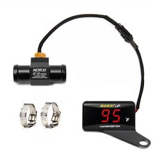 오토바이 수온 게이지 어댑터 센서 디지털 화씨 계량기 미니, 1개, 10. Red-16mm-right