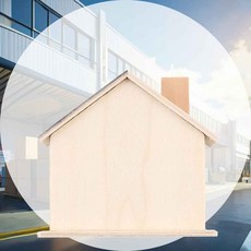 나무 저금통 집 굴뚝 우드공예 우드핸드메이드 방과후색칠재료 나무소품 우드조립키트 색칠용DIY