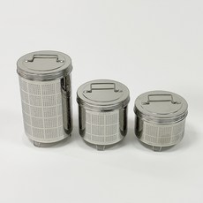 台灣出貨廠傢直供加大款304不銹鋼鹵料籃過濾網茶隔商用大濾網隔渣網, 1個, 直徑89MM*75MM高濾網,不銹鋼原色