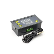 W3230 미니 디지털 온도 컨트롤러 12V 조절기 가열 냉각 제어 (센서 포함), 02 DC12V