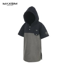 Maxim 兒童連帽浴巾 兒童海灘浴袍 幼兒斗篷浴巾