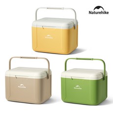 네이처하이크 PU 웨일 쿨러 18L 피크닉 아이스박스 48시간 아웃도어 보온보냉, 40.5x32x29cm, 그린