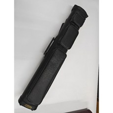 國華撞球 CDS-48 雙肩背式撞球桿專用12孔球筒 4大8小 荔枝黑皮材質 手提、背兩用, 1個