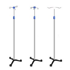 링거대 수액 스탠드 병원 이동식 요양원 2고리+주철 삼각대, 2고리+스텐 삼각대