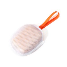 肥皂起泡網 可掛式香皂袋 加厚打泡沫網, 白色, 1個