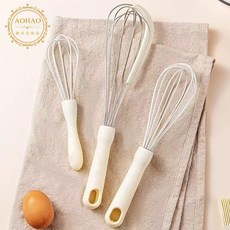 AOHAO 실리콘 거품기 대+중+소 3종 세트, 1세트, 화이트