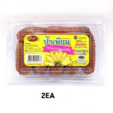 태국 바나나 99% 베이크 위드 허니 1% worldfood, 250g, 2개