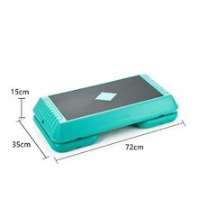 에어로빅 스텝 박스 홈트 헬스발판 110cm 점프대 계단, 72cm 녹색+녹색 지지대2