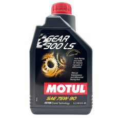 MOTUL GEAR 300 LS 高性能手排變速箱油 卓越潤滑保護 降低噪音 提升換檔順暢度, 1個, 75W-90