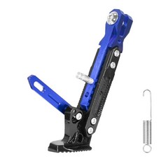 전동 전기킥보드 대리기사 퀵보드 위패드 타이어 전기 스쿠터 발 지지대 킥스탠드 주차 브래킷 측면 Dualtron 3 Thunder Spider Eagle Pro 조정 가능, 4) 파란, 1개