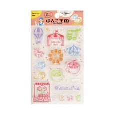 WORLD CRAFT 遊樂園透明印章 CS-009, 1個