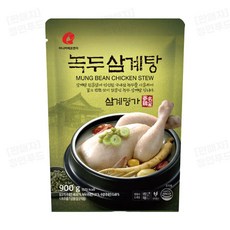마니커에프앤지 녹두삼계탕 (냉장), 900g, 3개
