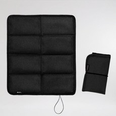런시브 등산방석 1인용 접이식 휴대용 매트, 블랙