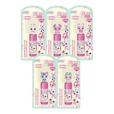 위시캣 립케어 딸기향 고양이 캐릭터 피규어 립밤 (랜덤발송), 3개, 3.8g, 랜덤