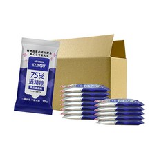 LET-GREEN酒精擦濕巾，75%酒精，獨立包裝，方便攜帶，溫和保濕成分，清潔除菌, 20個, 10張