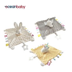 Ocean Baby 可愛動物捏捏安撫巾, 小象好朋友, 1個