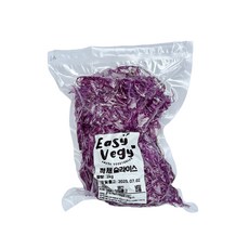 국산 냉장 진공포장 적양배추 적채 슬라이스, 1개, 500g