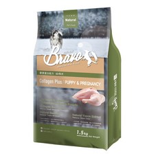 毛球寵物 Bravo 自然禮讚 幼母犬犬食 膠原蛋白配方 牛肉 羊肉 雞肉 15kg (買一送一凍乾), 1個, 牛肉, 羊肉, 雞肉