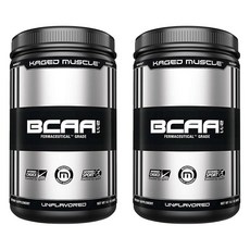 KAGED MUSCLE BCAA 無味無麩質, 2個, 400克