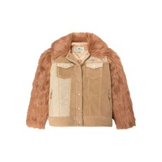 어그 X 펭 첸 왕 페이크 퍼 재킷