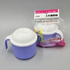 틀니 통 세척 교정기 유지 위생 보관 치아 교정 장치, 1개, 1ml