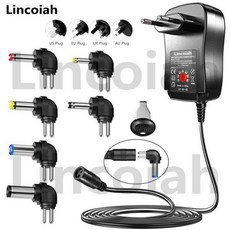 범용 어댑터 AC 100-240V DC 3V 4.5V 5V 6V 7.5V 9V 12V 30W LED 라이트 스트립 카메라 용 다기능 조절 전원 공급 장치, 02 AU