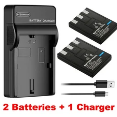 호환 1200mAh NB-3L 배터리 + 충전기 캐논 파워샷 SD10 IXY 디지털, 02 2 Battery 1 Charger