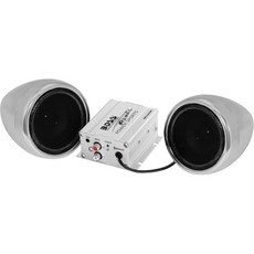보스 오디오 BOSS Audio Systems MC420B 600w 블루투스 스피커 앰프 핸들바 시스템 오토바이/ATV, 보스 오디오 BOSS Audio Systems MC42