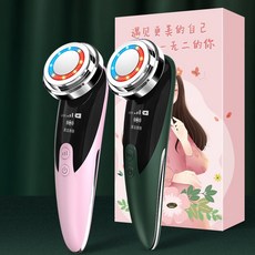 갈바닉 고주파 마사지기 3단계조절 피부클렌징 리프팅, 그린, 갈바닉마사지기