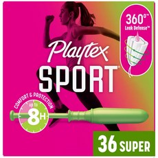 PLAYTEX SPORT 슈퍼 36 탐폰, 1개