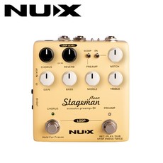 뉴엑스 NuX Stageman Floor 어쿠스틱 프리앰프+DI+루퍼 (NAP-5), *, 개