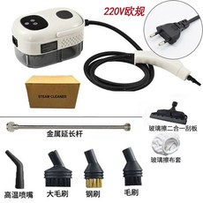 熱賣110V蒸汽清潔機手持高溫高壓除甲醛噴槍出口專用油煙機空調清洗機（美好生活家居鋪, 白色-豪華配寘220V歐規插頭