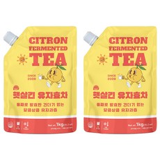 햇살긴 유자효차, 1kg, 2개, 1개입