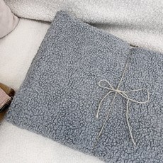 CPT 639 탐나요 뽀글이 양털 푸들 털 원단 덤블링 페이크 퍼 패브릭 스판 천, 1개, 연그레이