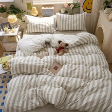 MOTNTD 핑크 플로럴 이불 트윈 커버 화이트 레이스 트림 사이즈 그린 토끼 패턴 보헤미안 세트 코너 타이 워싱 극세사 침구 여아용 시크 프로텍터 136157