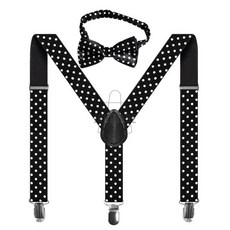 아이 멜빵벨트 땡땡이 블랙 어린이멜빵 아동멜빵