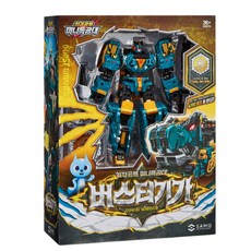 미니특공대 시즌7 최강공룡 버스터기가 로봇, 혼합색상, 1개