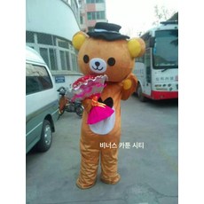 곰돌이 동물탈 의상 동물 소품 캐릭터탈 축제 제품 캐릭터 행사용 공연의상 인형탈