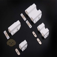 원터치자석빠찌링(사각/백색) 문푸쉬버튼, 4) 더블/대