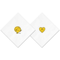 네모냅킨 3천매, 윙크&하트냅킨(백색), 1박스, 3000매