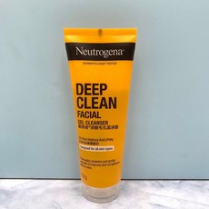 露得清 Neutrogena 洗面乳/露 100g 淨化/淨化舒緩/男性去油/透亮/保濕/抗痘/抗黑頭/柔滑去角質露, 1個, 深層毛孔清潔露 100g(2027年之後