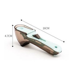 桃園出貨 量勺可調節帶刻度量匙奶粉咖啡量勺廚房測量烘焙工具量杯 計量克數勺 IDBJ, 1個, 小號可調節量匙