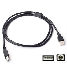 실버라인 6피트 USB 2.0 케이블 Alesis 키보드 MIDI 컨트롤러용 하모니 32 61 MKII, 실버라인 6피트 USB 2.0 케이블 Alesis 키보