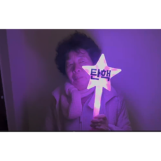 탄핵 파면 야광 별 응원봉, 1개, 랜덤색상