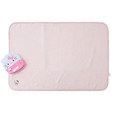 Hello Kitty嬰兒毛毯附收納袋 柔軟親膚寶寶毯 可愛粉色兒童毯, 彩色