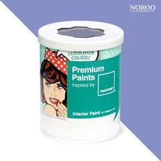 노루페인트 팬톤 내부용 실내벽면 무광 페인트, 173930Jacaranda, 1L, 1개